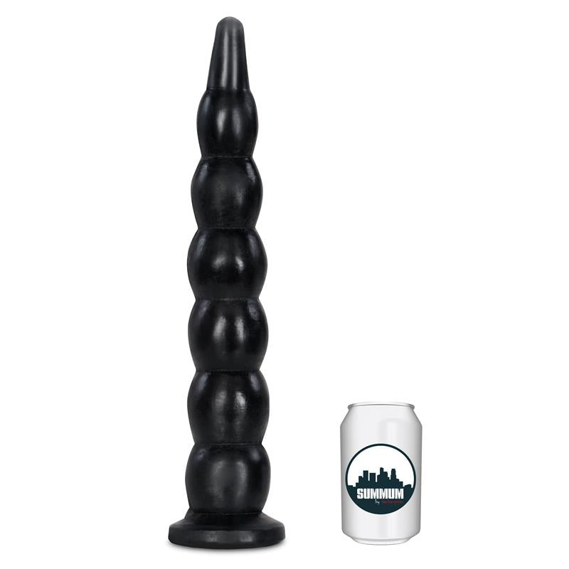Ilgas dildo su kamuoliukų tekstūra
