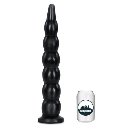 Ilgas dildo su kamuoliukų tekstūra