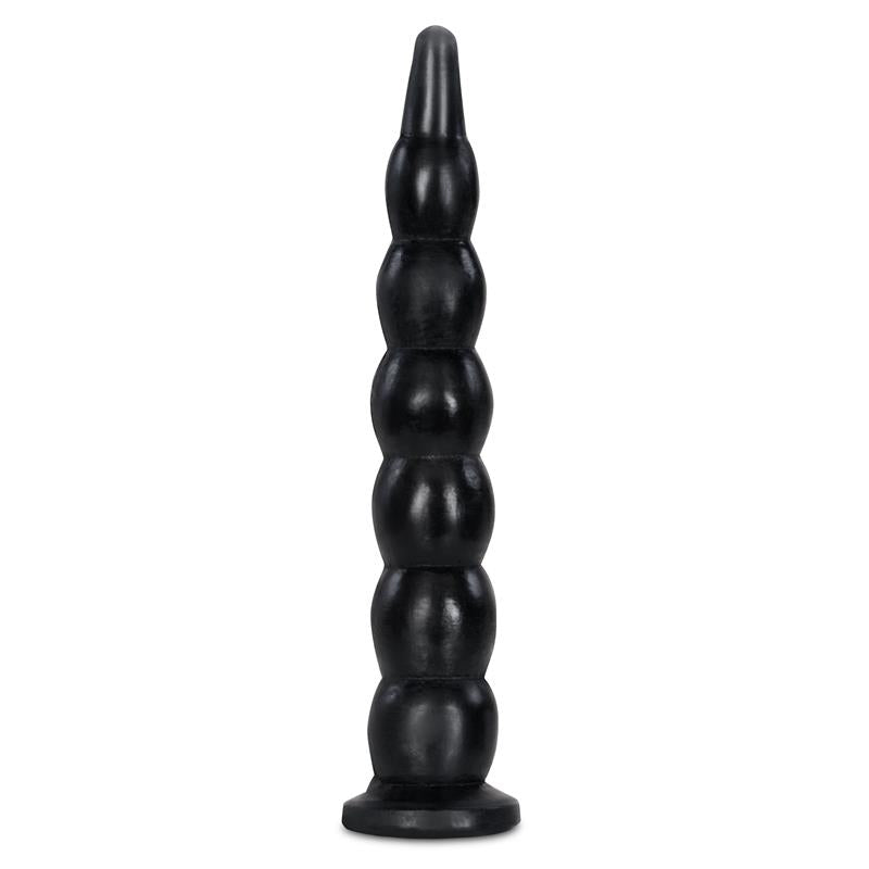 Ilgas dildo su kamuoliukų tekstūra