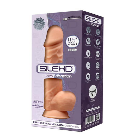 Dildo su siurbtuku ir 10 vibracijos funkcijų