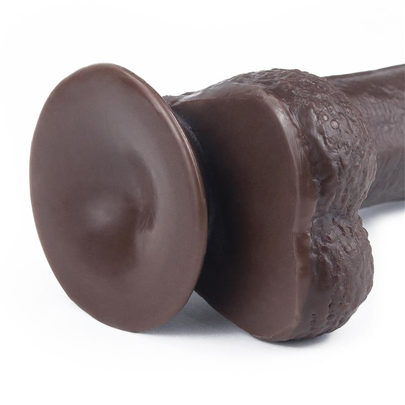 Dvisluoksnis dildo su tikroviška tekstūra