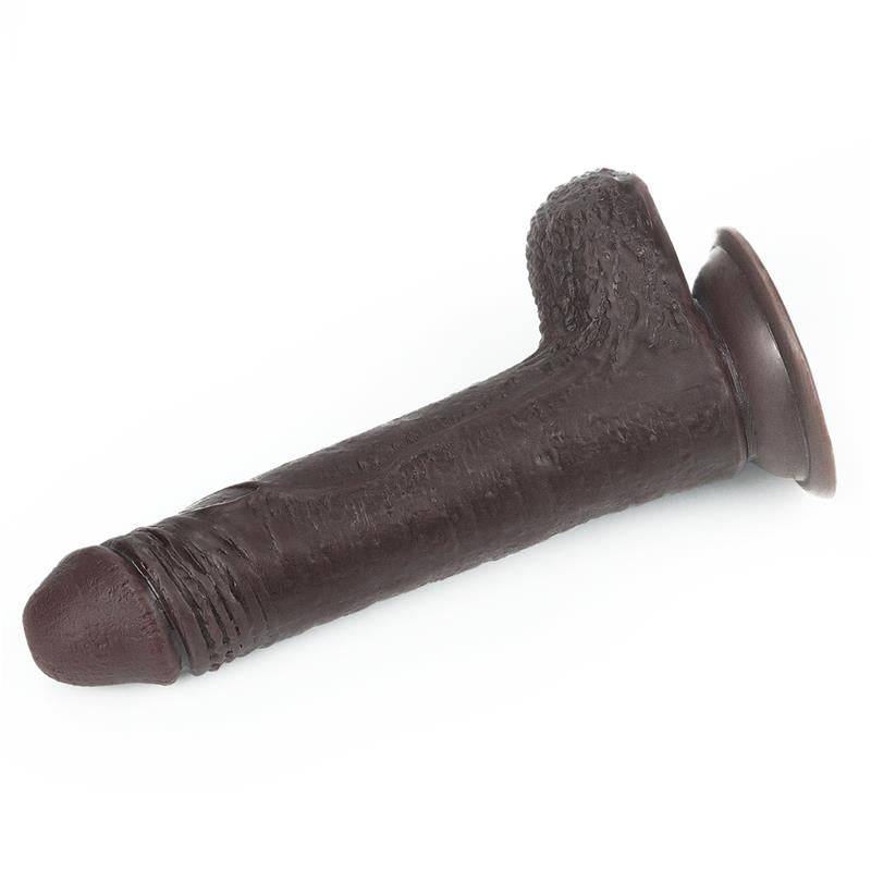 Dvisluoksnis dildo su tikroviška tekstūra