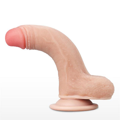 Dvisluoksnis dildo su natūraliu pojūčiu