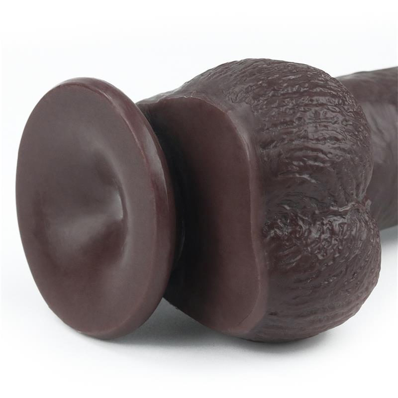 Dildo su dvisluoksne medžiaga ir lankstumu