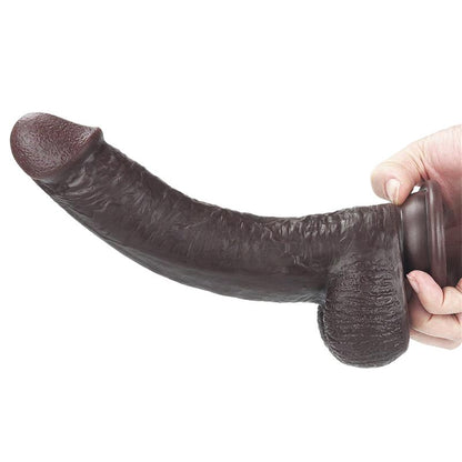 Dildo su dvisluoksne medžiaga ir lankstumu