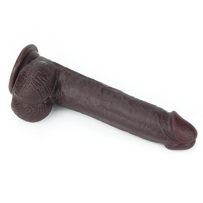 Dildo su dvisluoksne medžiaga ir lankstumu