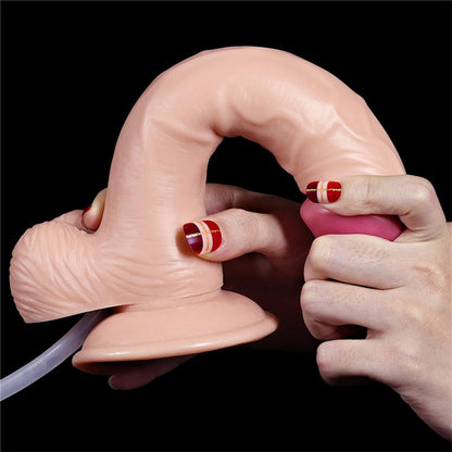 Purškimo dildė su siurbtuku ir ergonomiška forma