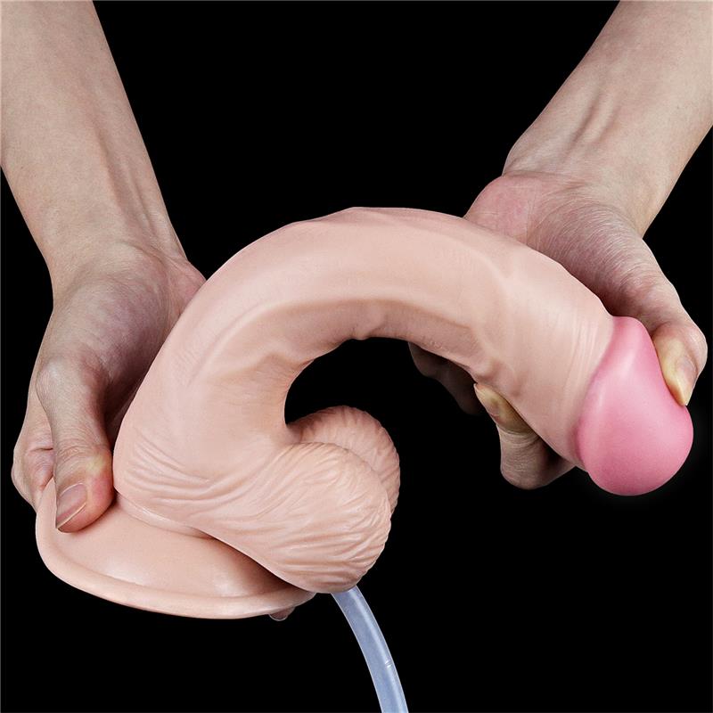 Purškimo dildė su siurbtuku ir ergonomiška forma