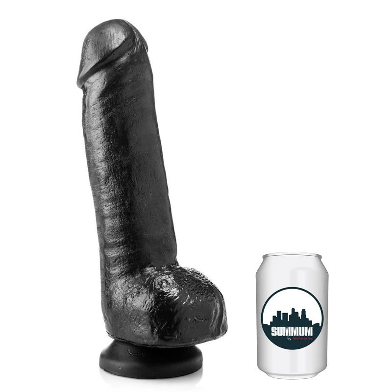 Didelis dildo su siurbtuku ir realistine forma