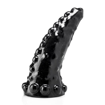 Čiuptuvo formos dildo su reljefiniu paviršiumi