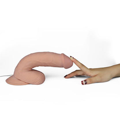 Dildo su vibracija ir realistišku kontūru