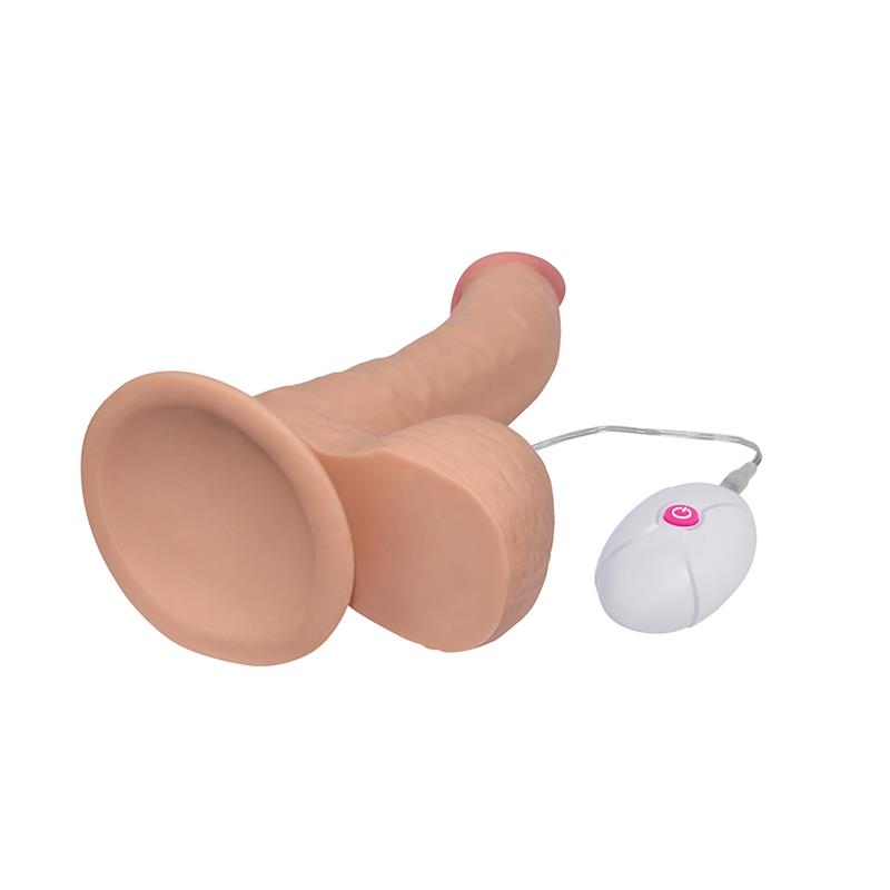 Dildo su vibracija ir realistišku kontūru