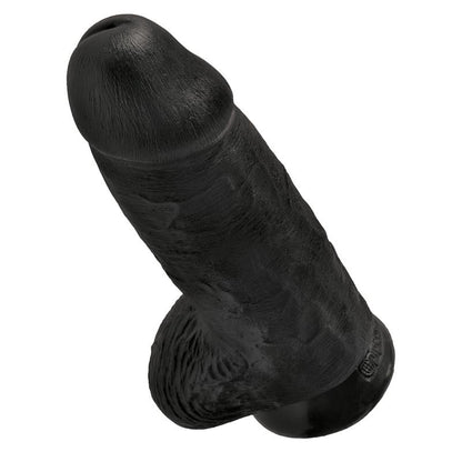 Realistinis dildo su siurbtuku ir natūralia tekstūra