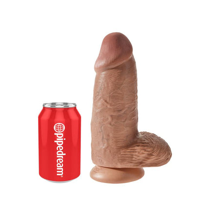 Tikroviškas dildo su siurbtuku ir tekstūra