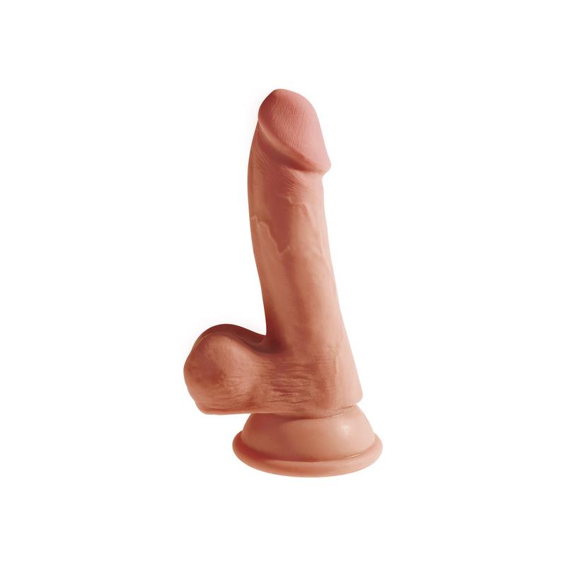 Realistinis dildo su tvirtu siurbtuku