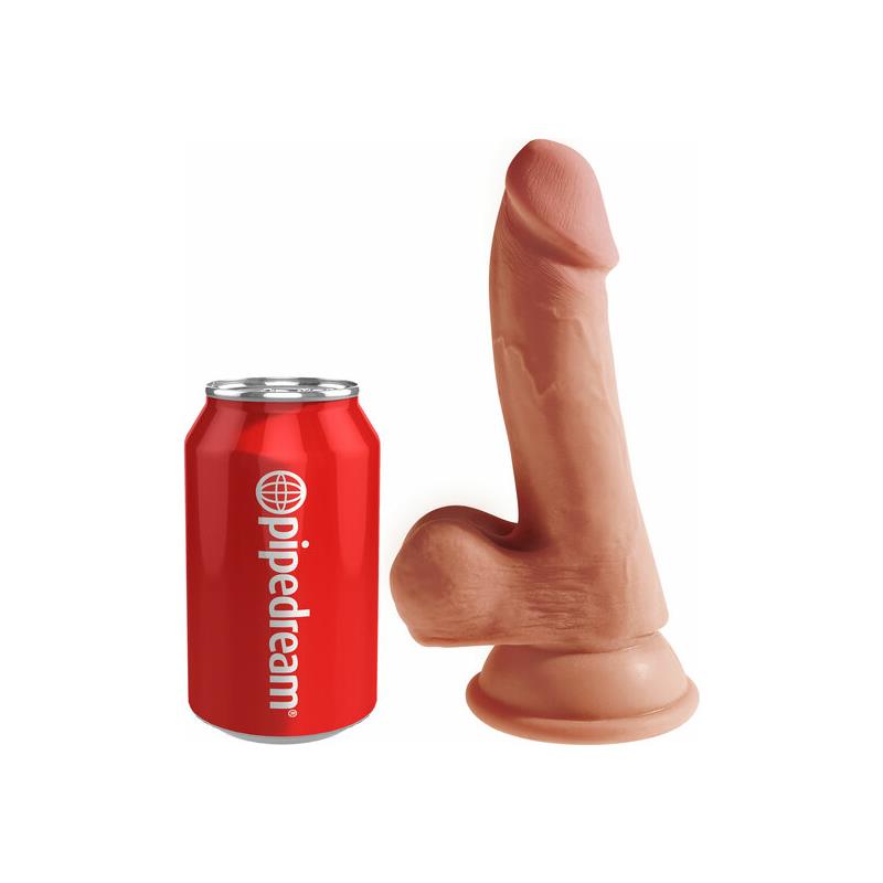 Realistinis dildo su tvirtu siurbtuku