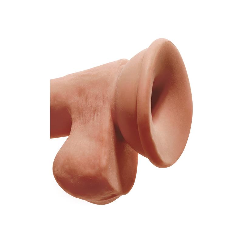 Realistinis dildo su tvirtu siurbtuku