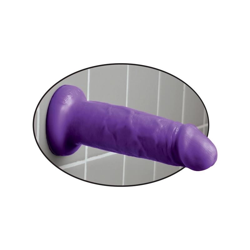 Siurbtukinis dildo su tvirtu pagrindu