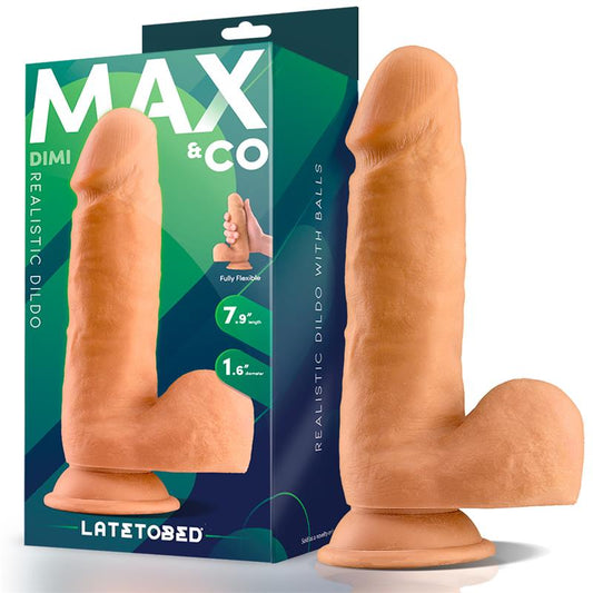 Dildo su siurbtuku ir tikroviška tekstūra