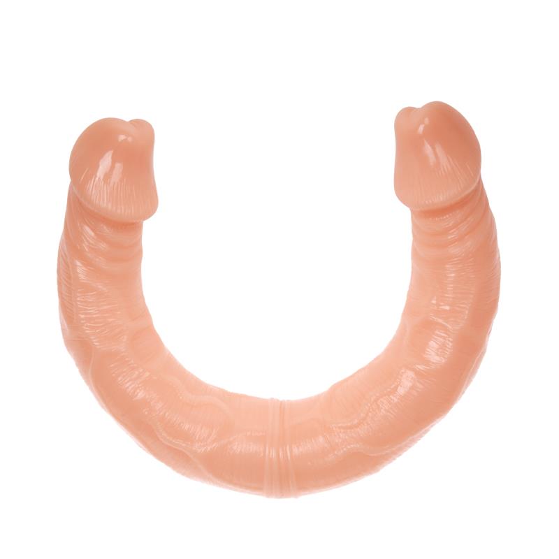 Dvigubas dildo su lankstumu ir realistišku pojūčiu