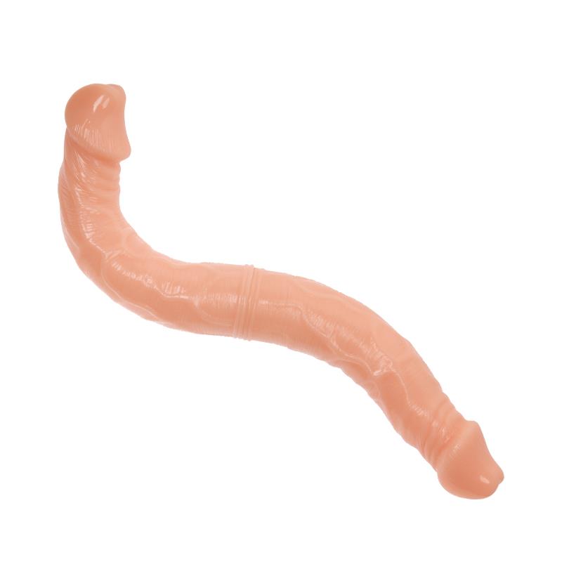 Dvigubas dildo su lankstumu ir realistišku pojūčiu