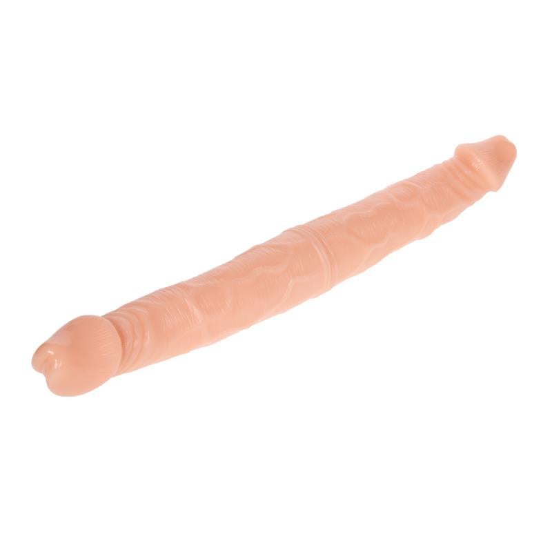 Dvigubas dildo su lankstumu ir realistišku pojūčiu