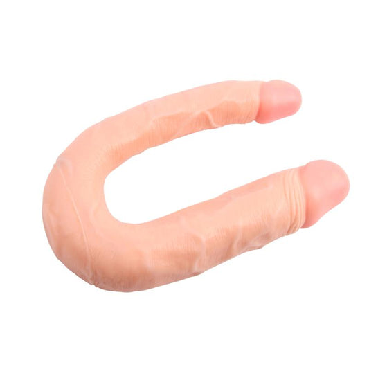 Dvigubas dildo su realistišku pojūčiu
