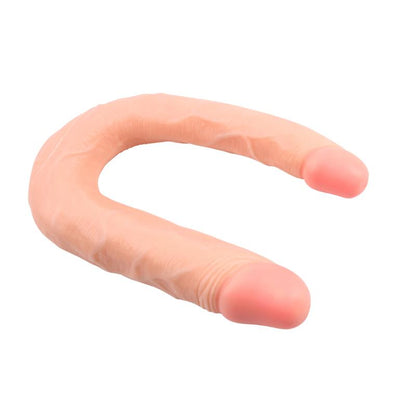 Dvigubas dildo su realistišku pojūčiu