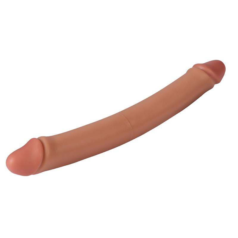Dvigubas penis su tikrovišku pojūčiu ir atsparumu vandeniui