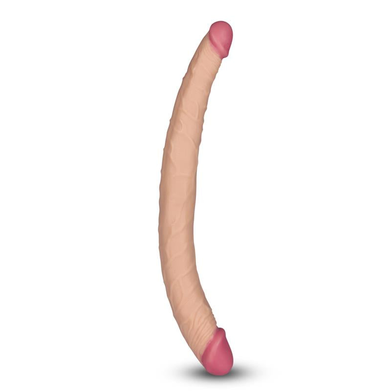 Dvigubas dildo su tikrovišku pojūčiu