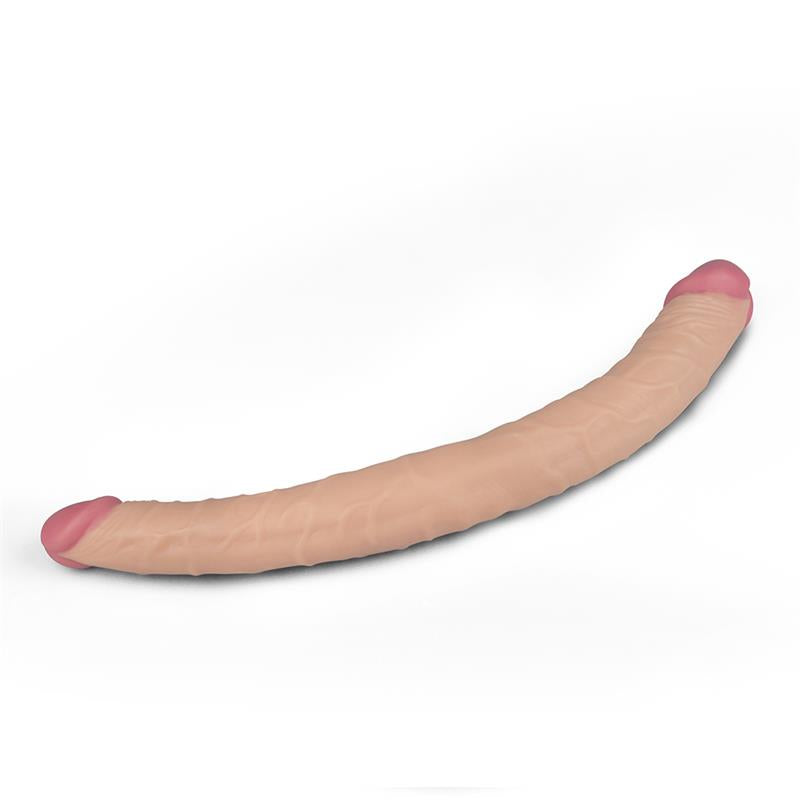 Dvigubas dildo su tikrovišku pojūčiu