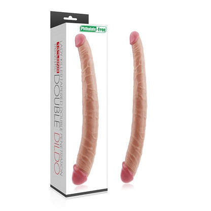 Dvigubas dildo su tikrovišku pojūčiu