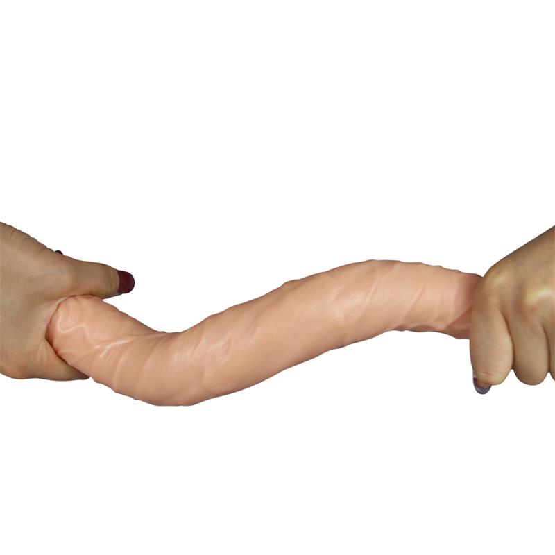Dvigubas dildo su tikrovišku pojūčiu