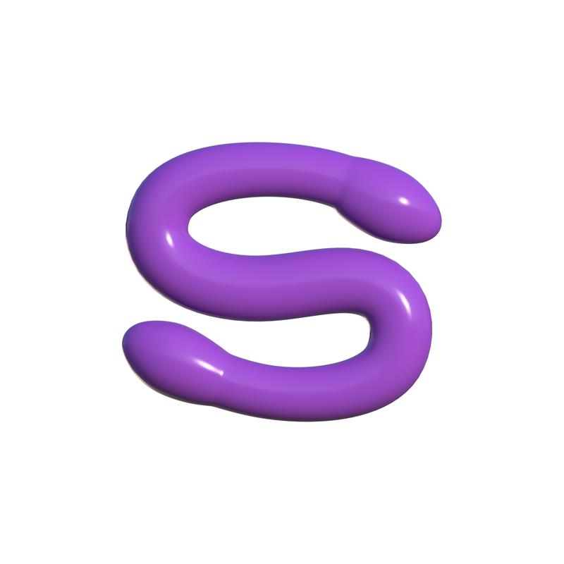 Dvigubas dildo su lankstumu ir komfortu
