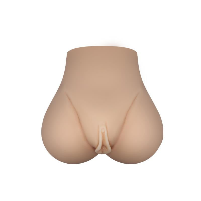 Masturbatorius su dviguba stimuliacija ir vibruojančiomis kapsulėmis