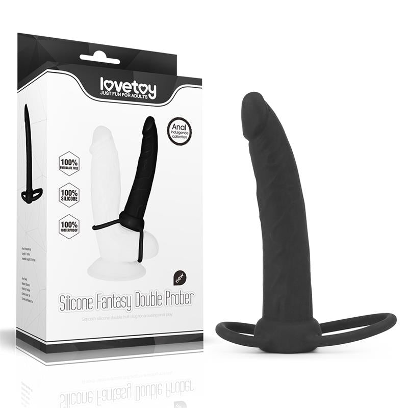 Dildo su žiedais ir natūralia forma
