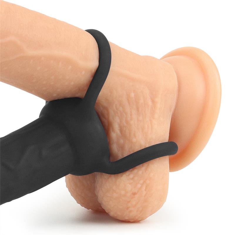 Dildo su žiedais ir natūralia forma