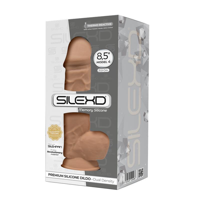 Realistinis dildo su dvigubo tankio silikonu