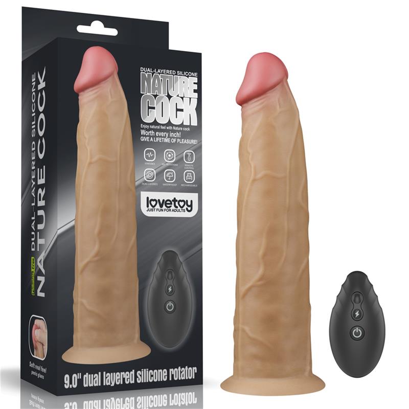 Dvisluoksnis dildo su 10 vibracijos režimų