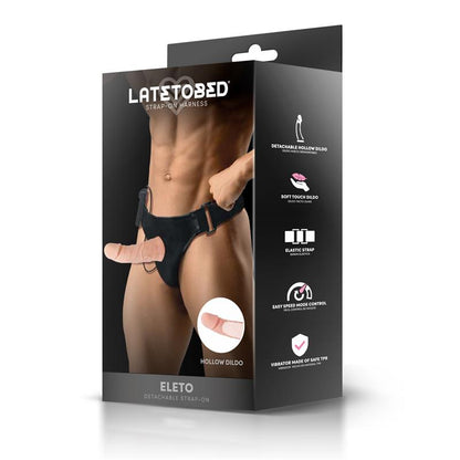 Vibruojantis strap-on su nuimama dildė