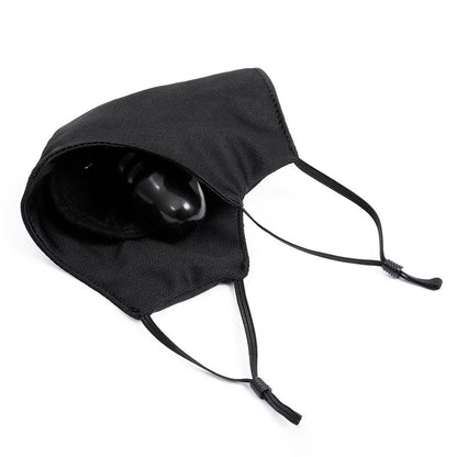 Kaukė su nuimamu dildžio priedu