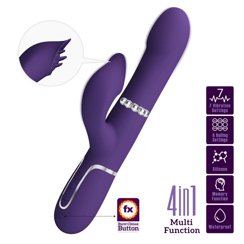 Rabbit vibratorius su dvigubais varikliais