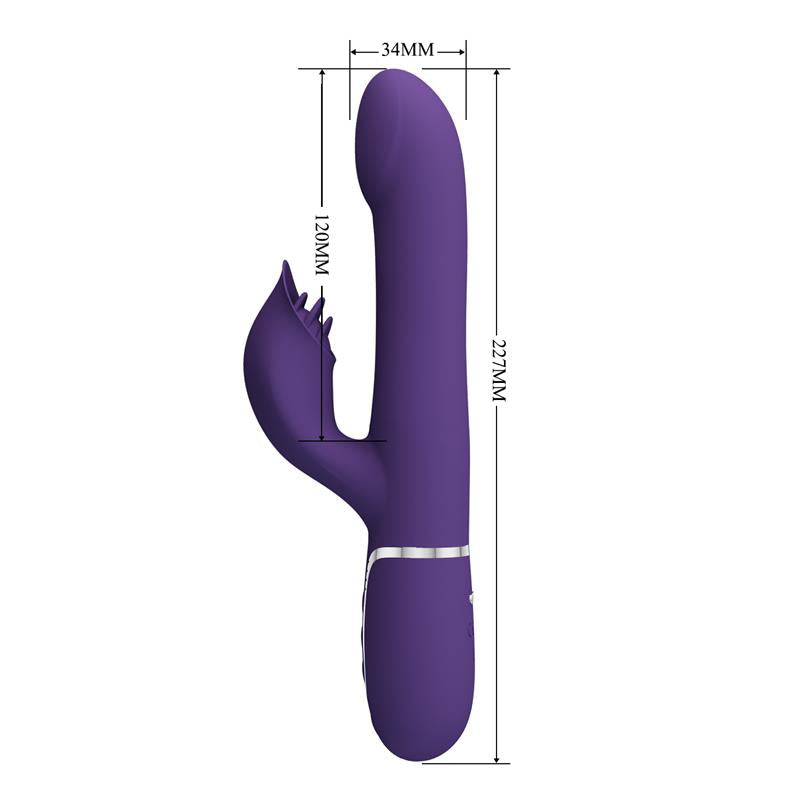Rabbit vibratorius su dvigubais varikliais