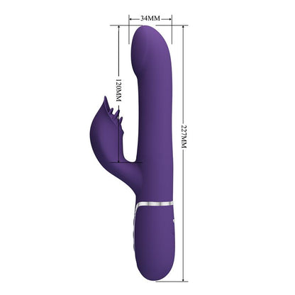 Rabbit vibratorius su dvigubais varikliais