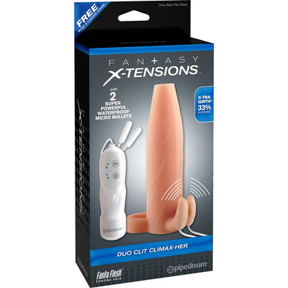 Fantasy X-tensions Duo Clit Climax-Her-Flesh