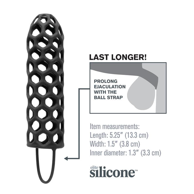Fantasy X-tensions Silicone Warrior Cock Cage-Bla