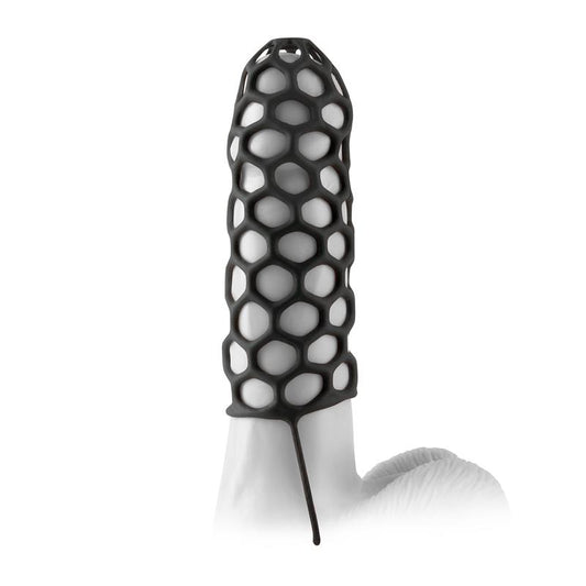 Fantasy X-tensions Silicone Warrior Cock Cage-Bla