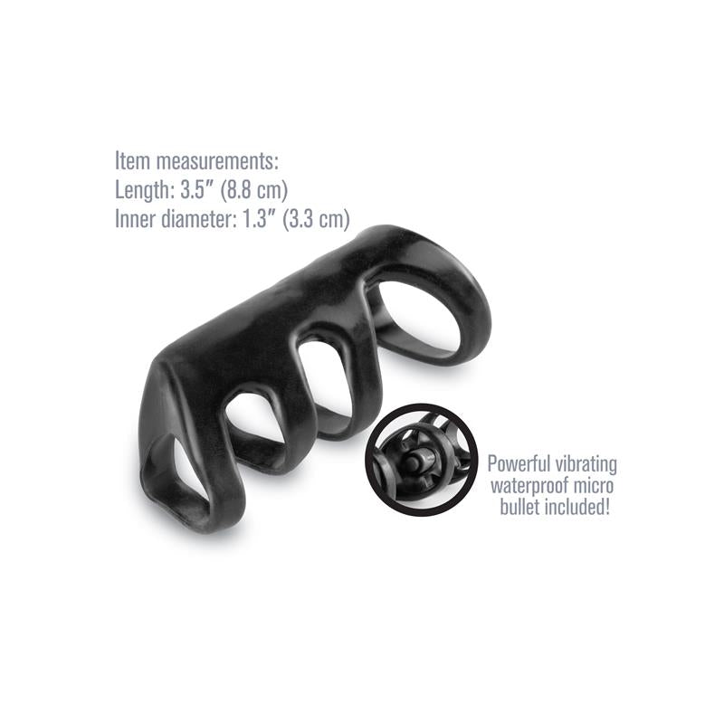 Fantasy X-tensions Vibrating Power Cage-juodas