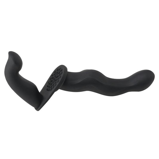 Dviejų galų dildo su realistišku stimuliavimu