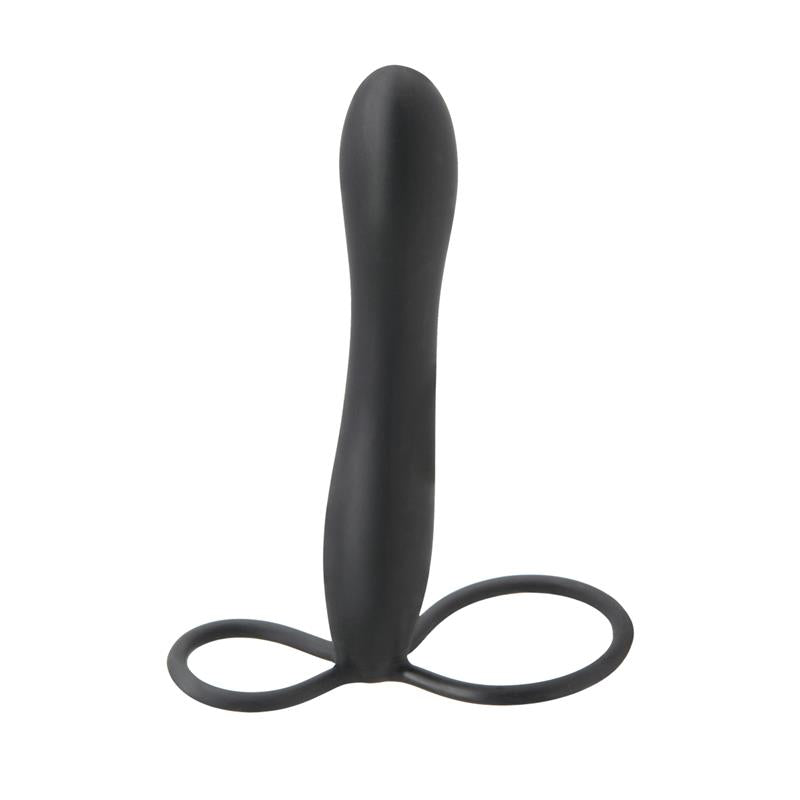 Dirželiu pririšamas dildo su dviguba stimuliacija